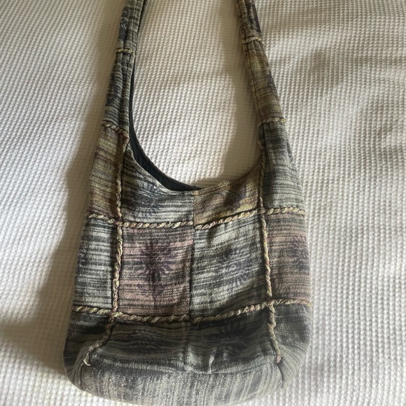 Hippie peace sign shoulder bag - Picture 1 of 2